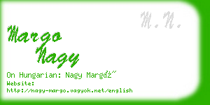 margo nagy business card